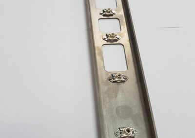 Aerospace titanium bracket assembly made to NADCAP standards by HSM Engineering Ltd
